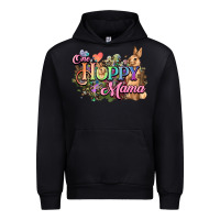 Black One hoppy mama easter day Urban Hoodie - HowdyJamesFarm