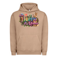 Pigment Burro One hoppy mama easter day Urban Hoodie - HowdyJamesFarm