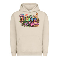 Pigment French Oak One hoppy mama easter day Urban Hoodie - HowdyJamesFarm