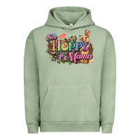 Pigment Oil Green One hoppy mama easter day Urban Hoodie - HowdyJamesFarm
