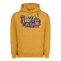 Pigment Peanut Butter One hoppy mama easter day Urban Hoodie - HowdyJamesFarm