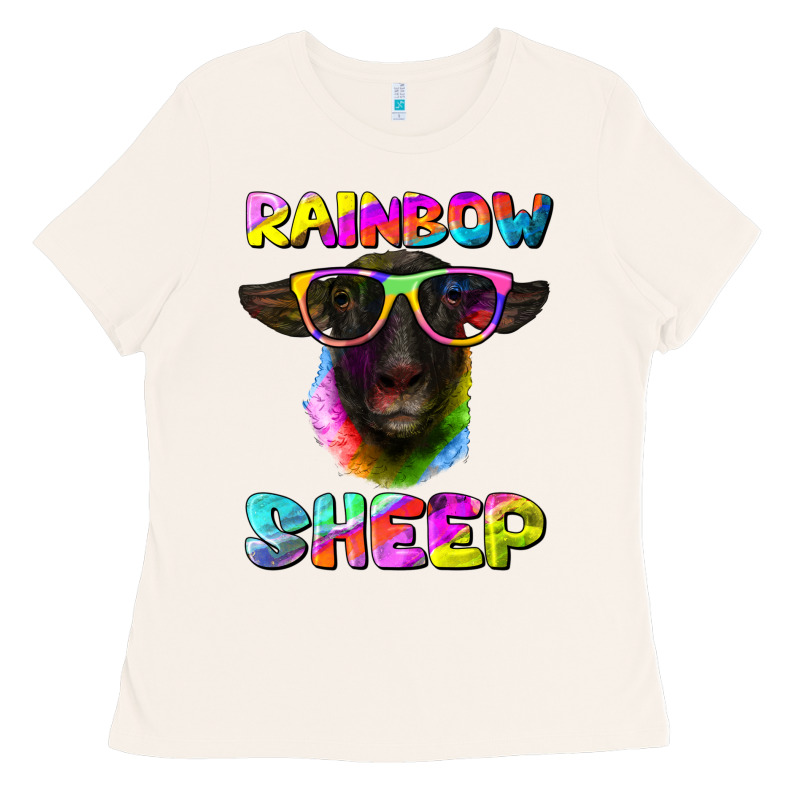 Rainbow Sheep Suffolk Sheep Ladies Tee by RanaPortraitStore | Teevron