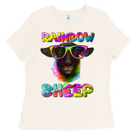 Bone rainbow sheep suffolk sheep Ladies Tee - RanaPortraitStore