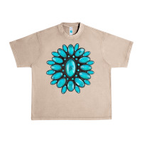 French Oak turqoise gemstone Urban Heavy Tee - AdoDesignShop