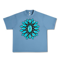 Pebble Blue turqoise gemstone Urban Heavy Tee - AdoDesignShop