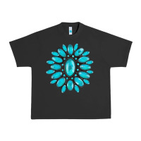 Pigment Black turqoise gemstone Urban Heavy Tee - AdoDesignShop