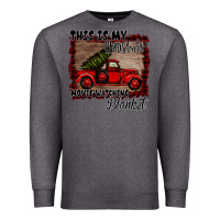 Charcoal Heather Christmas Movie Watching Blanket Premium Sweatshirt - Bettercallsaul