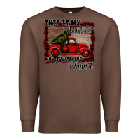 Chestnut Christmas Movie Watching Blanket Premium Sweatshirt - Bettercallsaul