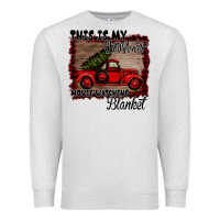 Oatmeal Heather Christmas Movie Watching Blanket Premium Sweatshirt - Bettercallsaul
