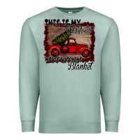 Seafoam Christmas Movie Watching Blanket Premium Sweatshirt - Bettercallsaul
