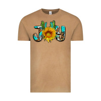 Vintage Camel joy with sunflower and cactus ado Vintage Tee - AdoDesignShop