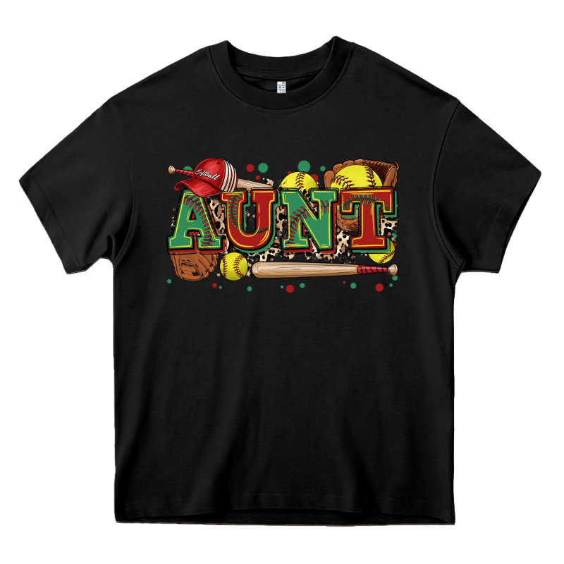 Aunt Softball Heavy Core Tee by Zillion Design Studio | Teevron
