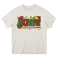 Cream aunt softball Heavy Core Tee - Zillion Design Studio