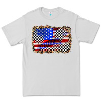Dove Grey race american flag Premium Tee - Zillion Design Studio