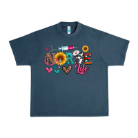 Midnight Navy western nurse life Urban Heavy Tee - Artiststas
