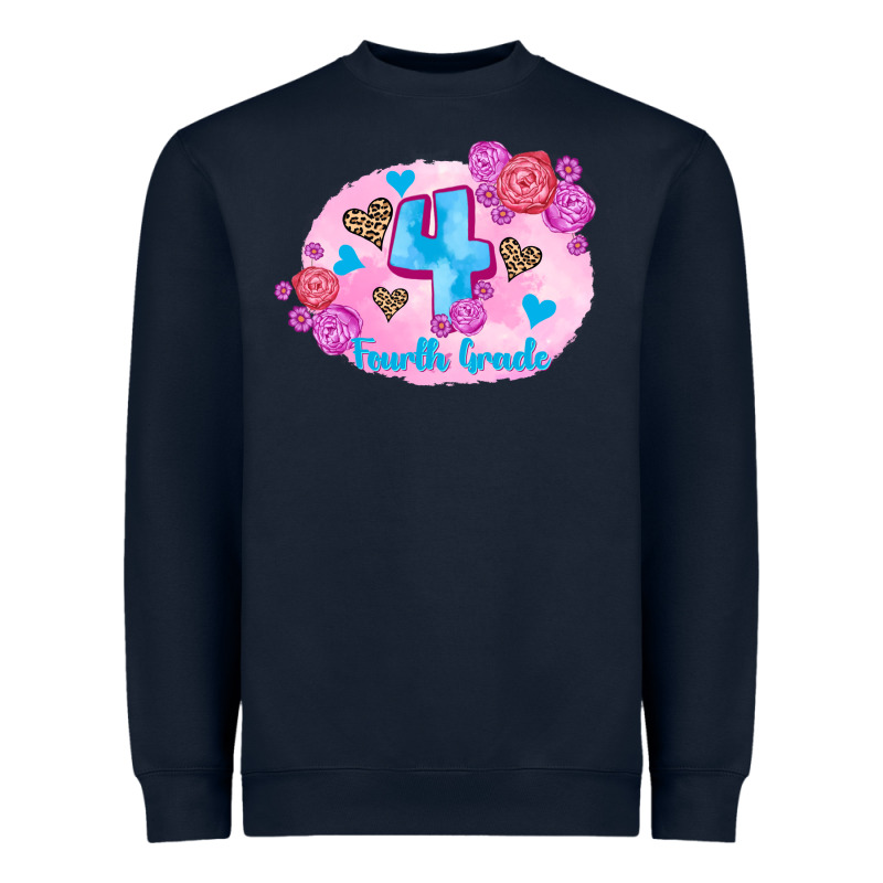 Back To School Flowers Fourth Grade 3200x2400 Heavyweight Sweatshirt by AdoDesignShop | Teevron