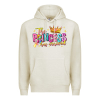 Oatmeal Heather the princess has arrived Premium Hoodie - NancyCooperArtShop