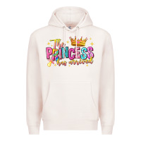 Pale Pink the princess has arrived Premium Hoodie - NancyCooperArtShop