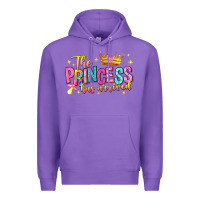 Purple the princess has arrived Premium Hoodie - NancyCooperArtShop