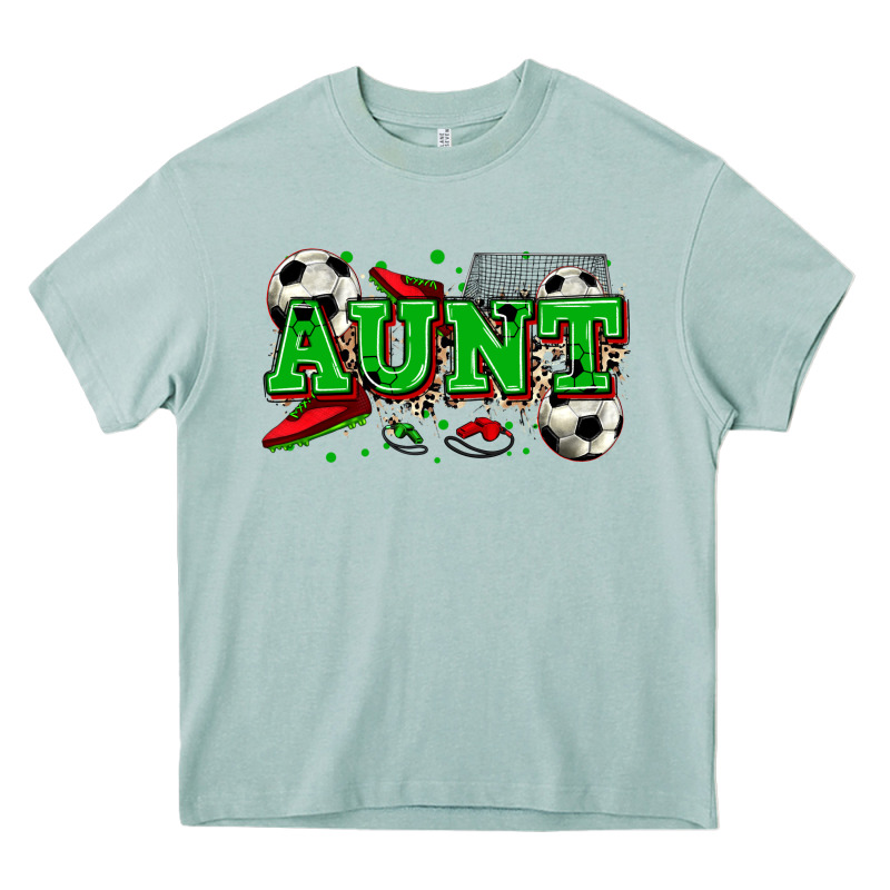 Aunt Soccer Heavy Core Tee by Zillion Design Studio | Teevron