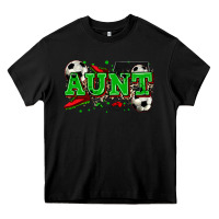 Black aunt soccer Heavy Core Tee - Zillion Design Studio