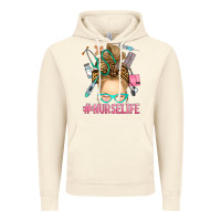 Vintage Artic blonde messy bun nurse life Vintage Hoodie - RanaPortraitStore