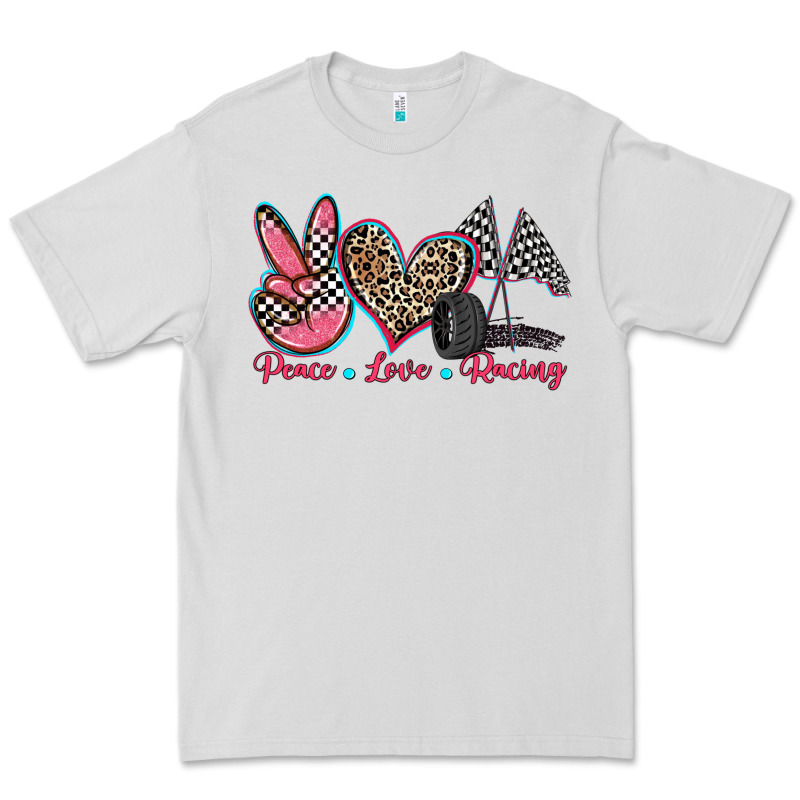 Peace Love Racing Premium Tee by Zillion Design Studio | Teevron