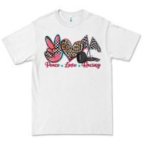 White peace love racing Premium Tee - Zillion Design Studio
