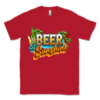 Red Beer and sunshine Classic Tee - NancyCooperArtShop