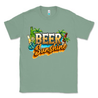 Sage Beer and sunshine Classic Tee - NancyCooperArtShop