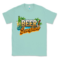 Seafoam Beer and sunshine Classic Tee - NancyCooperArtShop