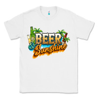 White Beer and sunshine Classic Tee - NancyCooperArtShop