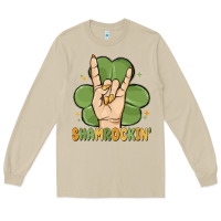 Mushroom st. patrick's day shamrockin' Long Sleeve Tee - MaliasSmallBusiness