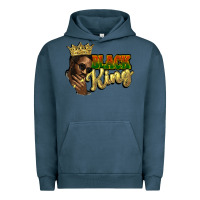 Pigment Midnight Navy Black king Urban Hoodie - HowdyJamesFarm