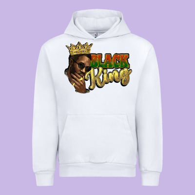 Black King Urban Hoodie Designed By Howdyjamesfarm