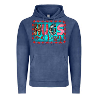 Vintage Denim hugs and kisses Vintage Hoodie - JahusDesignShop