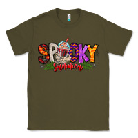 Army Green spooky summer vibes Classic Tee - CowhideDigitalArt