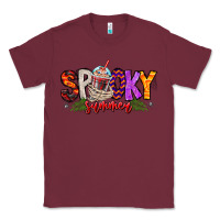 Burgundy spooky summer vibes Classic Tee - CowhideDigitalArt