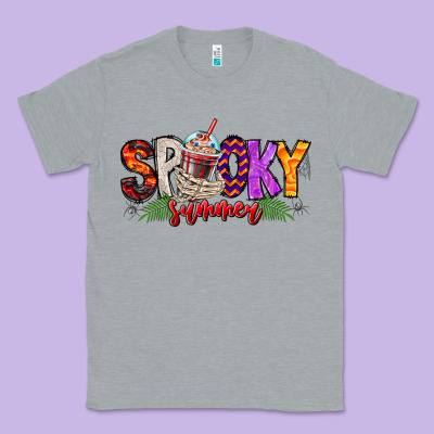 Spooky Summer Vibes Classic Tee Designed By Cowhidedigitalart