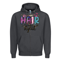 Smoke hair stylist Zipper Hoodie - MaliasSmallBusiness