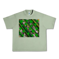 Oil Green st patricks western brush strokes Urban Heavy Tee - Artiststas