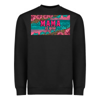 Black pink roses mama of girls license plate Heavyweight Sweatshirt - Artiststas