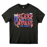 Asphalt sleep all day nurse all night Heavy Core Tee - texasbilliewilder