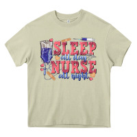 Mossy sleep all day nurse all night Heavy Core Tee - texasbilliewilder