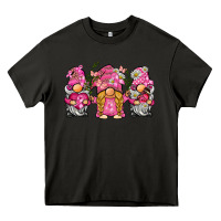 Asphalt breast cancer gnome Heavy Core Tee - BarkalooDesign
