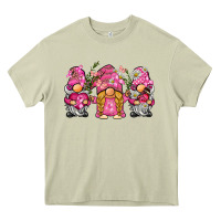 Mossy breast cancer gnome Heavy Core Tee - BarkalooDesign