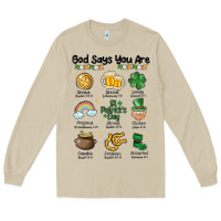 Mushroom god says you are st patrick's day Long Sleeve Tee - MaliasSmallBusiness