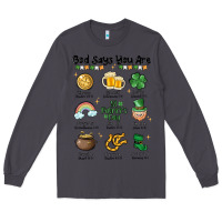 Smoke god says you are st patrick's day Long Sleeve Tee - MaliasSmallBusiness