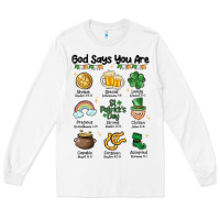 White god says you are st patrick's day Long Sleeve Tee - MaliasSmallBusiness