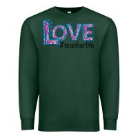 Sports Green love teacher life Premium Sweatshirt - Bettercallsaul